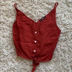 Shein Button Down Tank Top